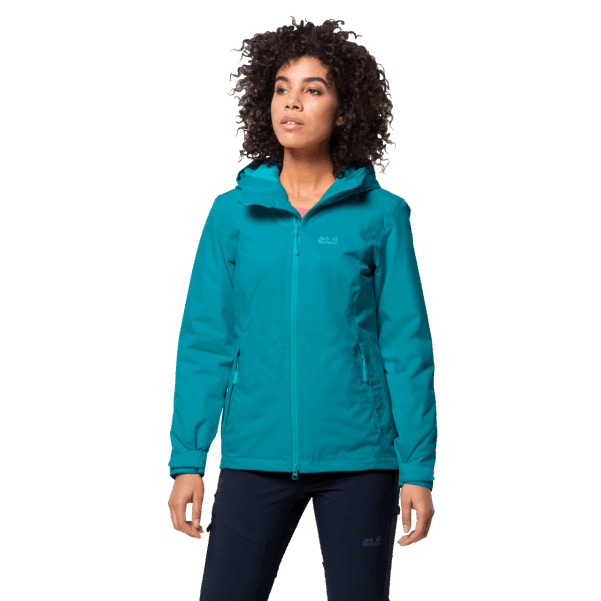 Koyu Camgöbeği Kadın Ayaz Sabah Ceketi Orijinal Jack Wolfskin