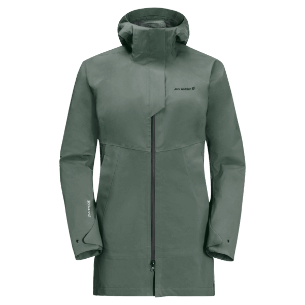 Kadın Atletik Ceket Orijinal Jack Wolfskin Hedge Yeşil