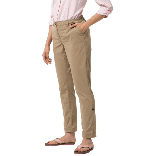 Yeni Kadın çöl Roll-up Pantolon Jack Wolfskin Sand Dune