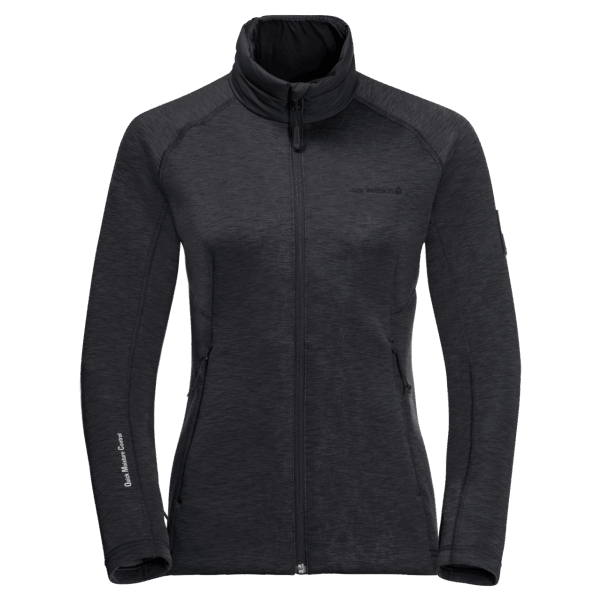 Jack Wolfskin Siyah Moda Kadın Atletik Yaka Orta Katman