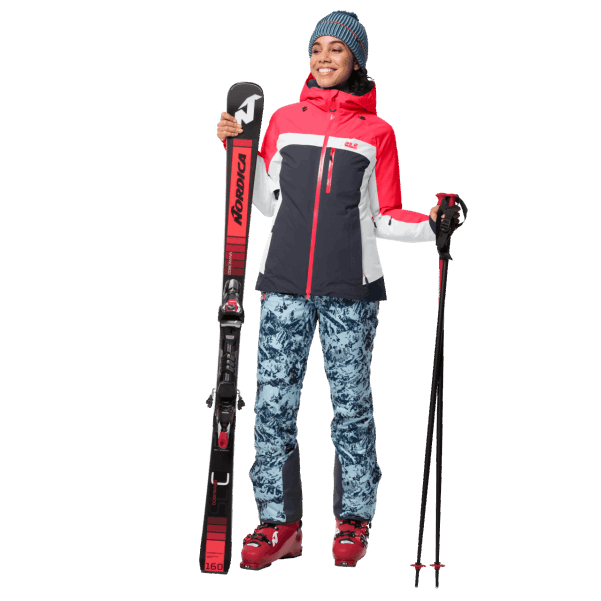 Koleksiyonlar Kadın Harika Kar Ceketi Ebony Jack Wolfskin