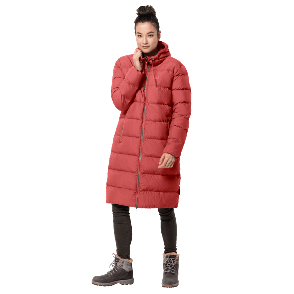 Kristal Saray Ceketi Mercan Kırmızısı Yeni Jack Wolfskin