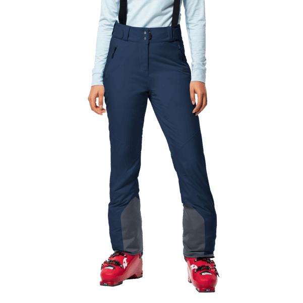 Kadın Büyük Kar Pantolonu Jack Wolfskin Yeni Koyu İndigo
