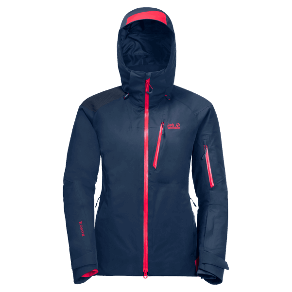 Kadın Kar Zirvesi Ceketi Koyu Indigo Koleksiyonu Jack Wolfskin