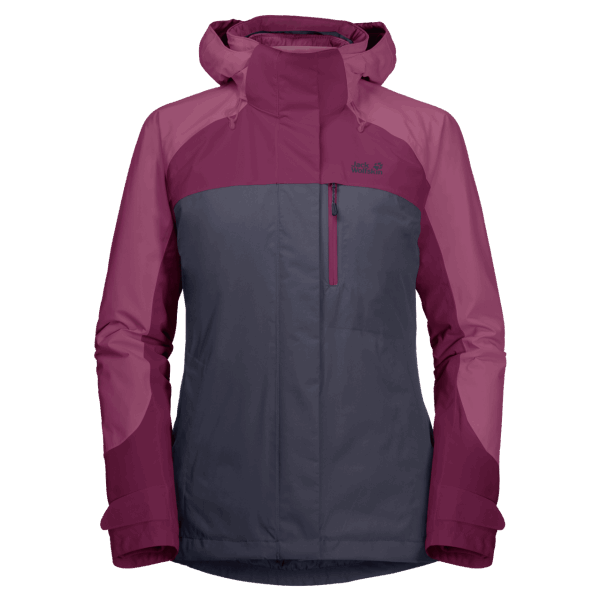 Kadın Whitney Peak 3'ü 1 Arada Origin Grafit Jack Wolfskin