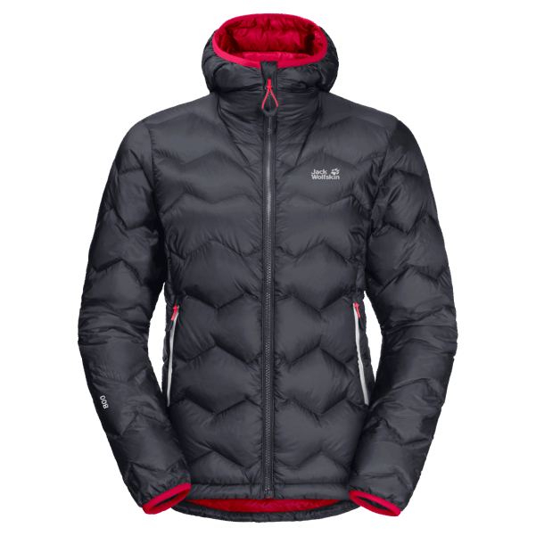 Orijinal Kadın Argo Peak Ceket Jack Wolfskin Abanoz