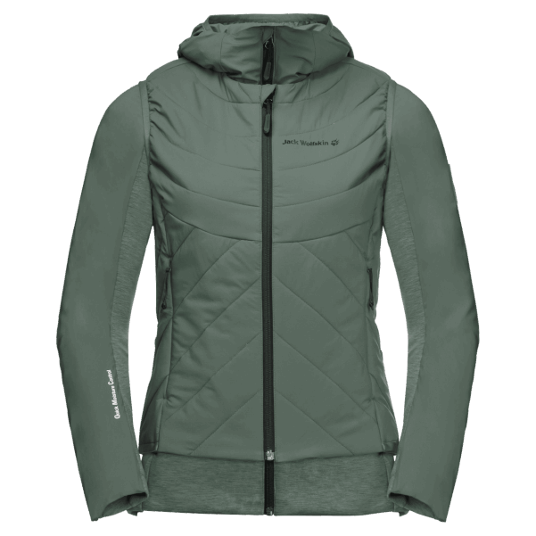 Hedge Green Brand Jack Wolfskin Kadın Atletik Orta Boy 3in1