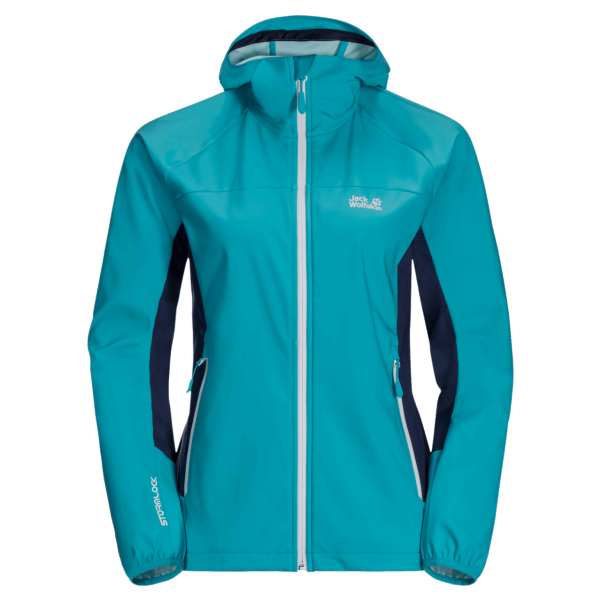 Kadın Kartal Tepe Ii Softshell Koyu Aqua Orijinal Jack Wolfskin