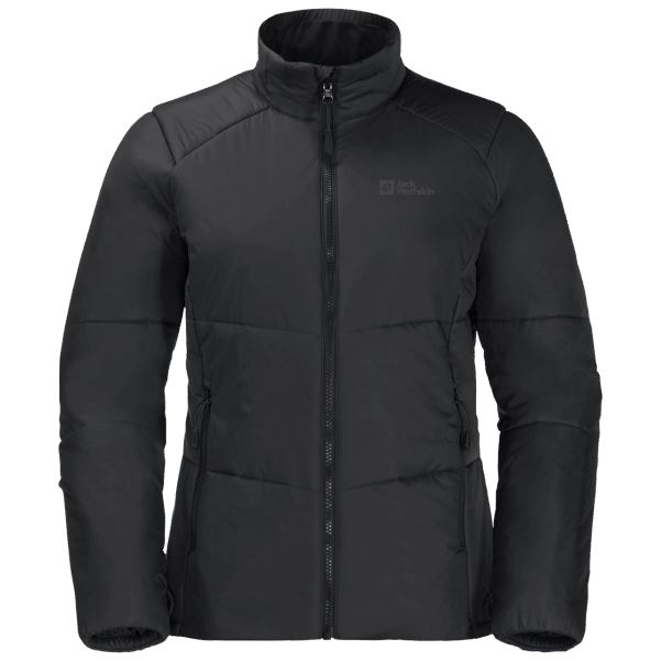 Collections Jack Wolfskin Siyah Kadın Bergland Yalıtımlı Ceket