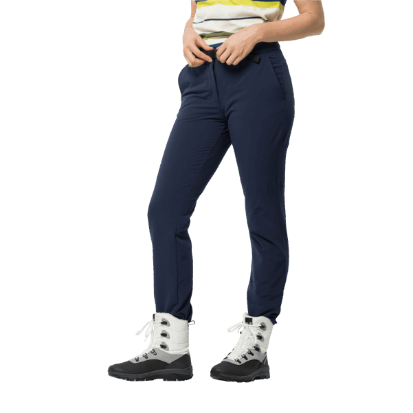 Gece Mavisi Yeni Kadın Kış Yaşam Pantolonu Jack Wolfskin