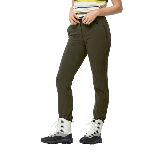 Bonsai Yeşili Kadın Kış Yaşam Tarzı Pantolon Jack Wolfskin Moda