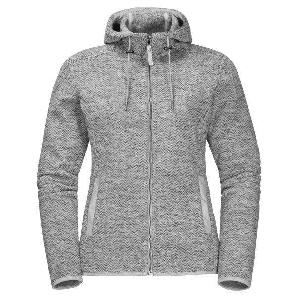 Jack Wolfskin En Iyi Kadın Patan Kapşonlu Ceket Gri Pus