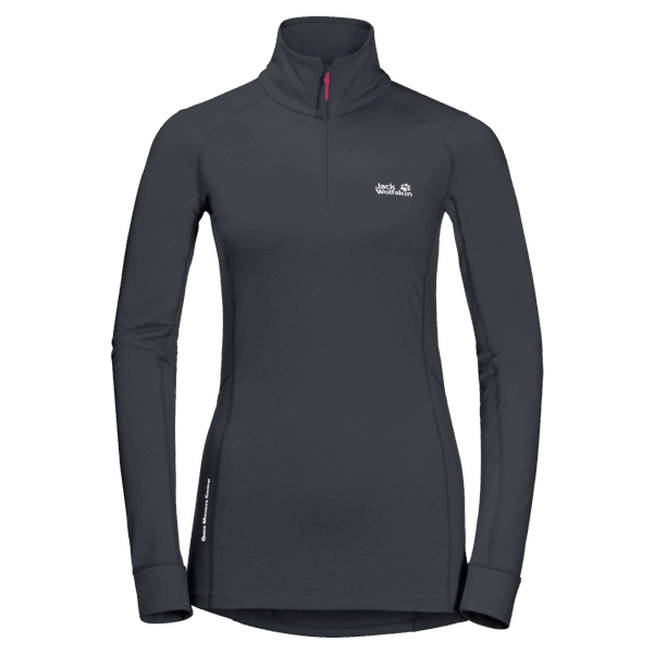 Abanoz Jack Wolfskin Origins Kadın Kar Gökyüzü Halfzip