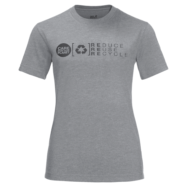 Alaşım Jack Wolfskin Kadın Doğa Kabartma T Marka