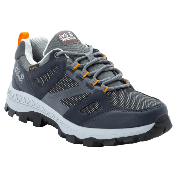 Yeni Kadın Downhill Texapore Low Jack Wolfskin Koyu Mavi-gri