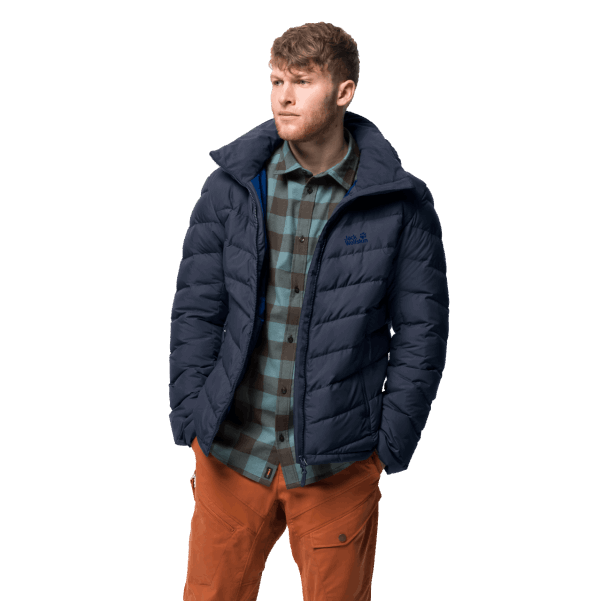 Gece Mavisi Jack Wolfskin Markaları Erkek Fairmont Ceketi