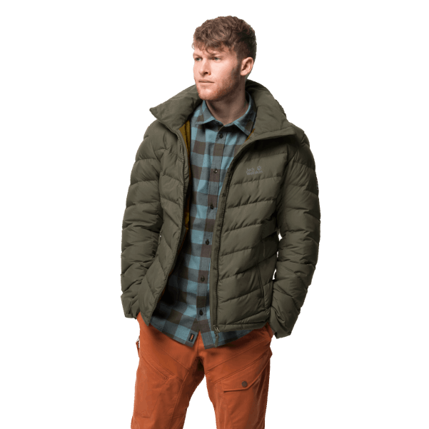 Bonsai Yeşili Jack Wolfskin Erkek Fairmont Ceketi Orijinal