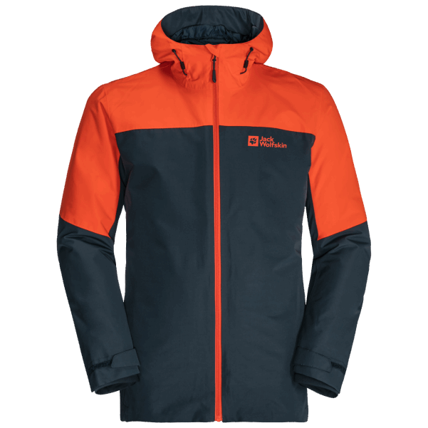 Brand Wild Brier Jack Wolfskin Erkek Glaabach 3'ü 1 Arada Ceket