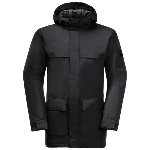 Jack Wolfskin Siyah Koleksiyonları Erkek Kışlık Parka