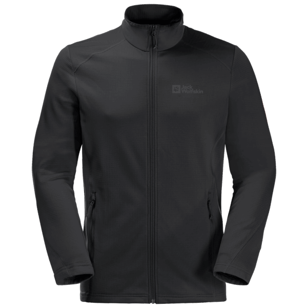 Erkek Kolbenberg Tam Fermuarlı Hot Jack Wolfskin Siyah