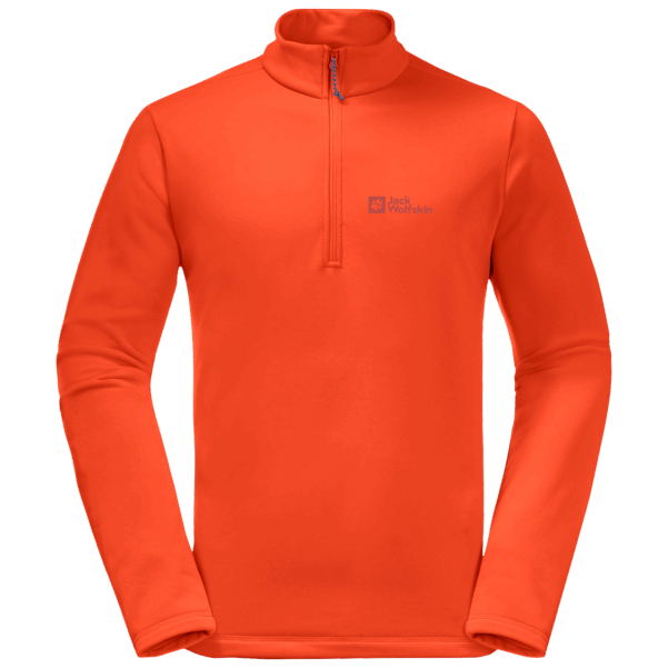 Collections Jack Wolfskin Wild Brier Erkek Baiselberg Yarım Fermuarlı