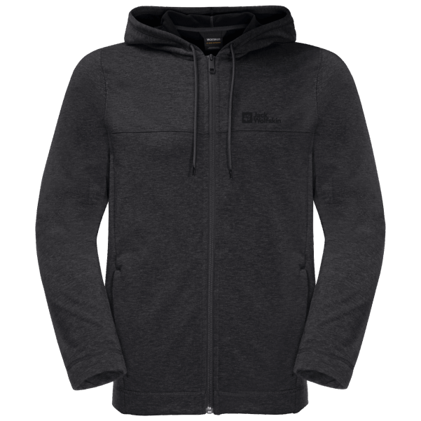 Jack Wolfskin Erkek Waldsee Kapüşonlu Ceket Siyah Marka