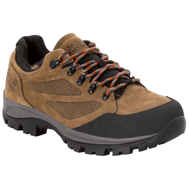 Brand Jack Wolfskin Erkek Isyan Texapore Düşük Kahverengi-kırmızı