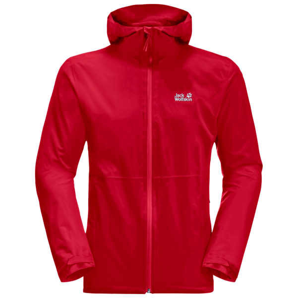 Erkek Pack & Go Shell Koleksiyonu Jack Wolfskin Adrenalin Kırmızısı