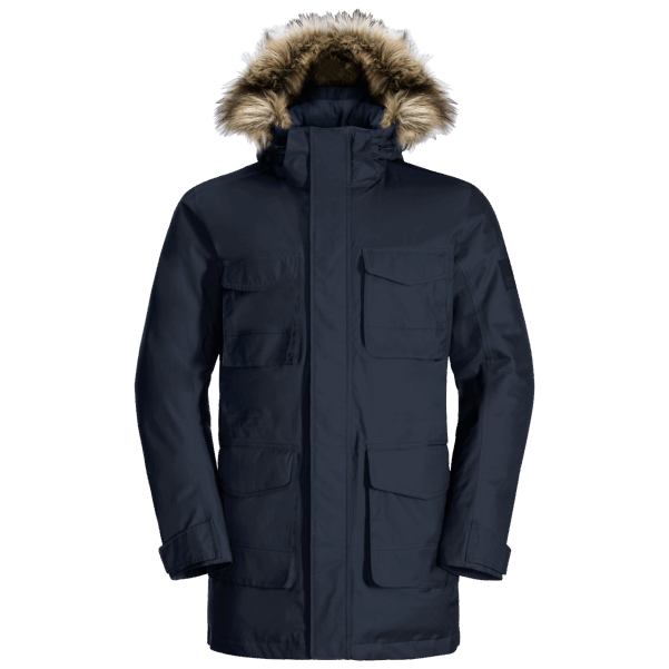 Jack Wolfskin Gece Mavisi Erkek Winterfrost Aşağı Parka Sıcak