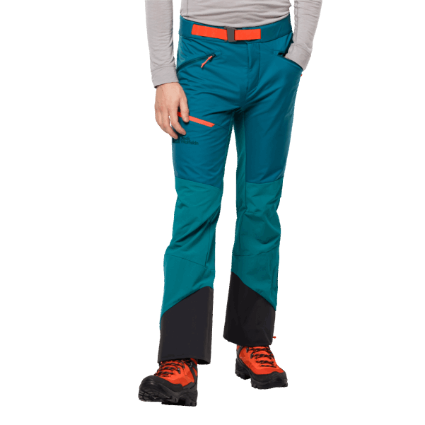 Moda Jack Wolfskin Erkek Alpspitze Pantolon Mavi Mercan