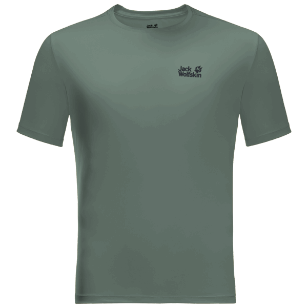 Hedge Green Men's Tech T Jack Wolfskin Sıcak