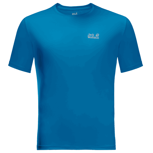 Yeni Erkek Tech T Jack Wolfskin Mavi Pasifik 1362