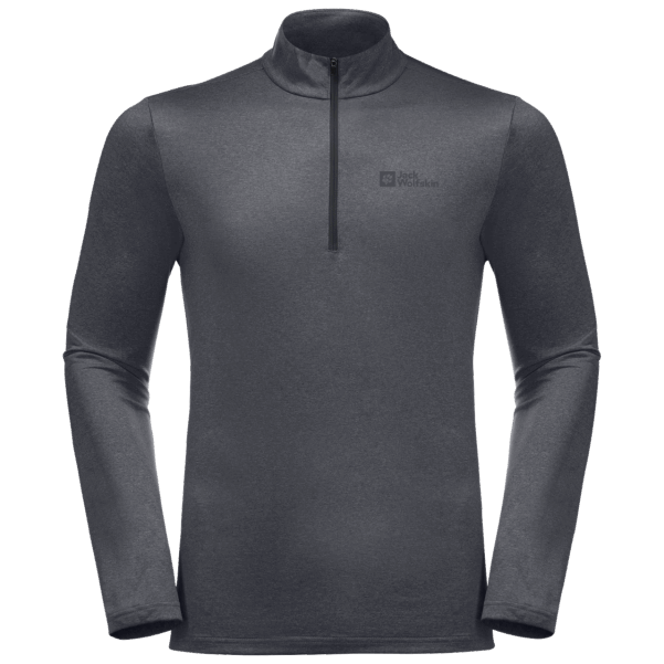 Jack Wolfskin Erkek Gökyüzü Termal Yarım Fermuarlı Abanoz Kökenleri