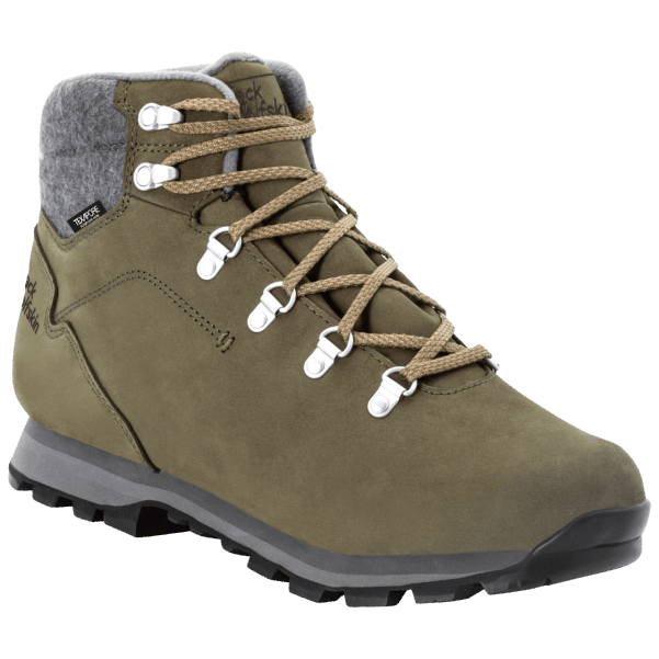 Erkek Thunder Bay Texapore Mid Jack Wolfskin Sıcak Haki-gri