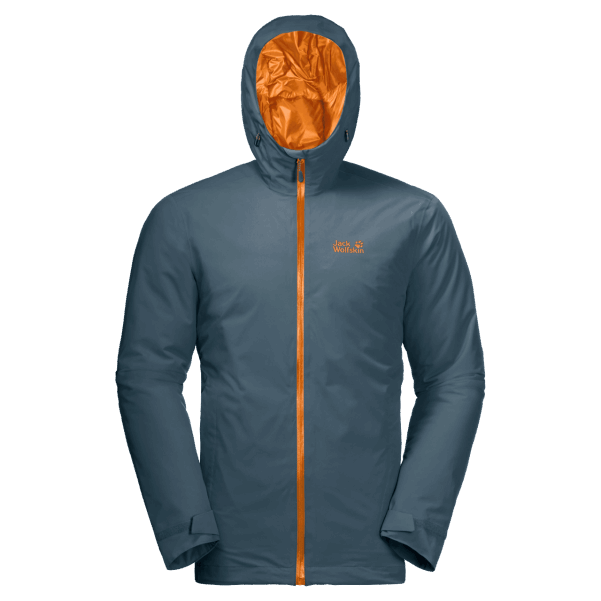 Orion Blue Jack Wolfskin Sıcak Erkek Argon Fırtına Ceketi