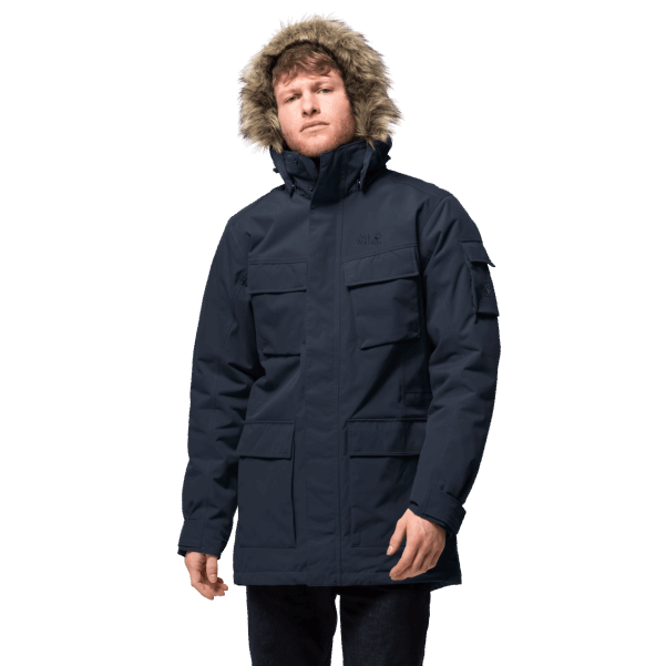 Gece Mavisi Jack Wolfskin Glacier Canyon Parka En Iyisi