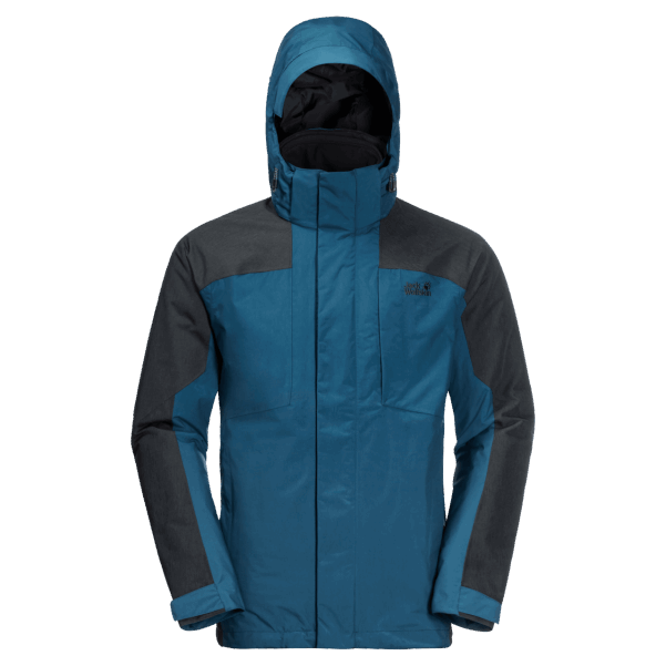 Koyu Kobalt Yeni Jack Wolfskin Erkek Viking Gökyüzü Ceketi