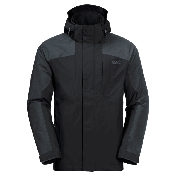 Siyah Moda Erkek Viking Sky Ceket Jack Wolfskin