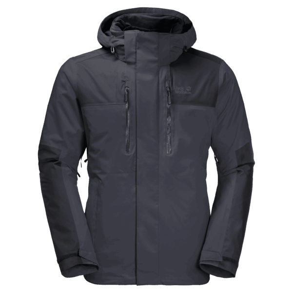 Origins Jasper 3'ü 1 Arada Erkekler Abanoz Jack Wolfskin