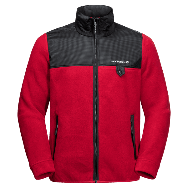 Jack Wolfskin Koleksiyonu Erkek Dna Boz Kırmızı Lake