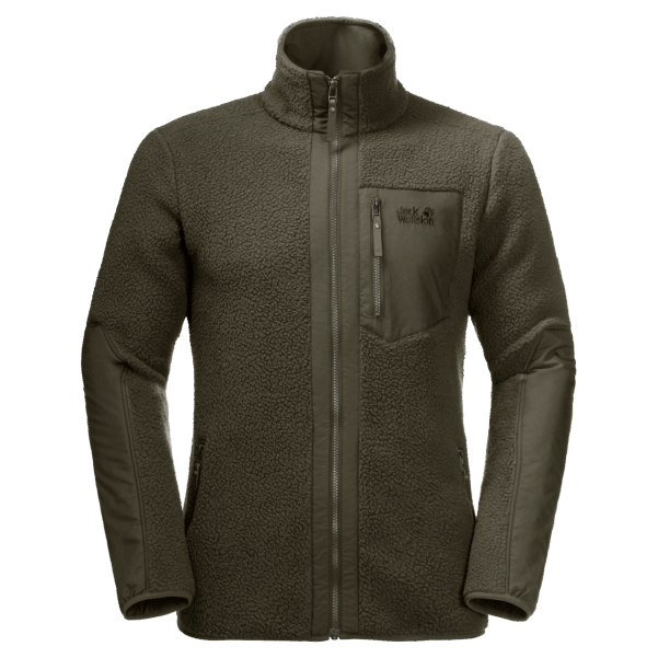 Orijinal Bonsai Yeşili Erkek Kingsway Polar Ceket Jack Wolfskin