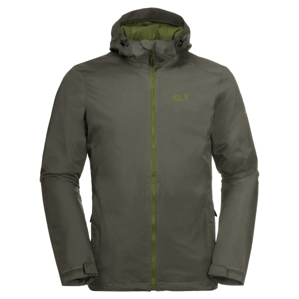 En Iyi Jack Wolfskin Erkek Ayaz Sabah Ceketi üzüm Yaprağı