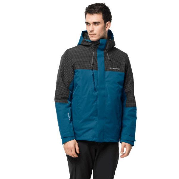 Erkek Dna Icefall Ceket Markaları Koyu Kobalt Jack Wolfskin