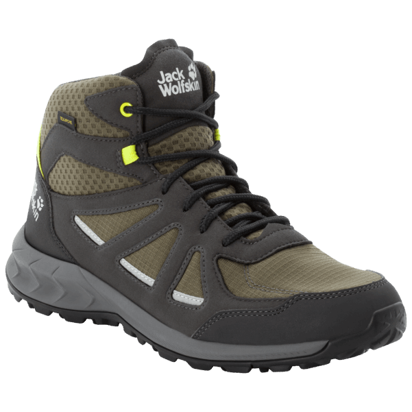 Haki-yeşil Jack Wolfskin Orijinleri Ormanlık 2 Texapore Orta M