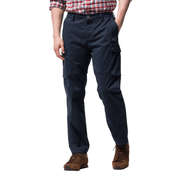 Origin Jack Wolfskin Gece Mavisi Erkek Arktik Yol çizgili Kargo Pantolonu