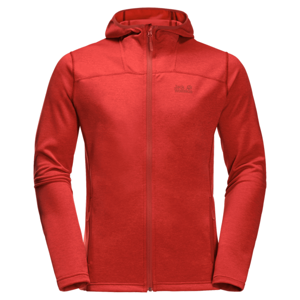 Origin Erkek Horizon Kapşonlu Ceket Jack Wolfskin Lava Kırmızısı