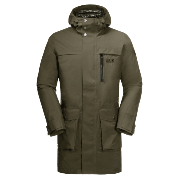 Jack Wolfskin Markalar Erkek Cold Bay Parka Bonsai Yeşil