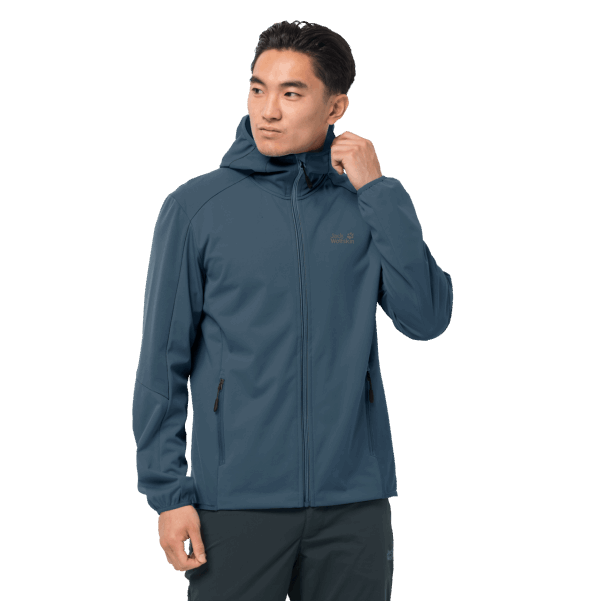 Erkek Git Zammı Softshell Markalar Jack Wolfskin Orion Blue