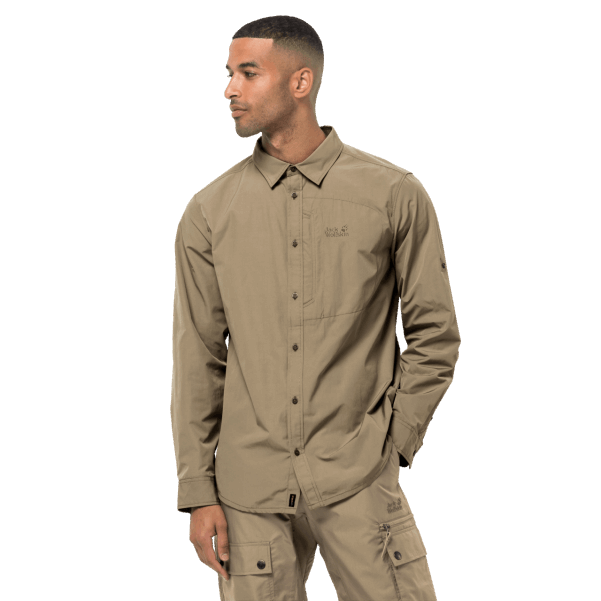 Sand Dune Erkek Göl Kenarı Roll-up Gömlek Jack Wolfskin Orijinal