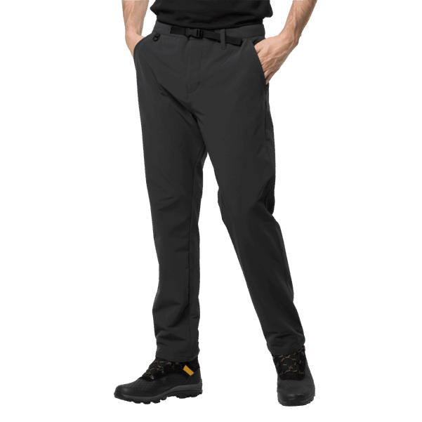 Erkek Kış Yaşam Tarzı Pantolon Jack Wolfskin Siyah Kökenleri